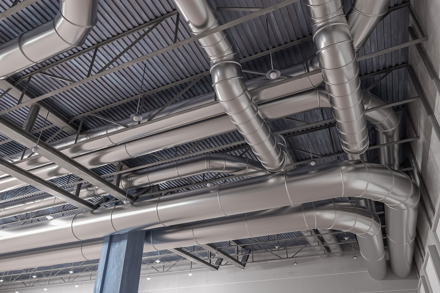 hvac system piping industial